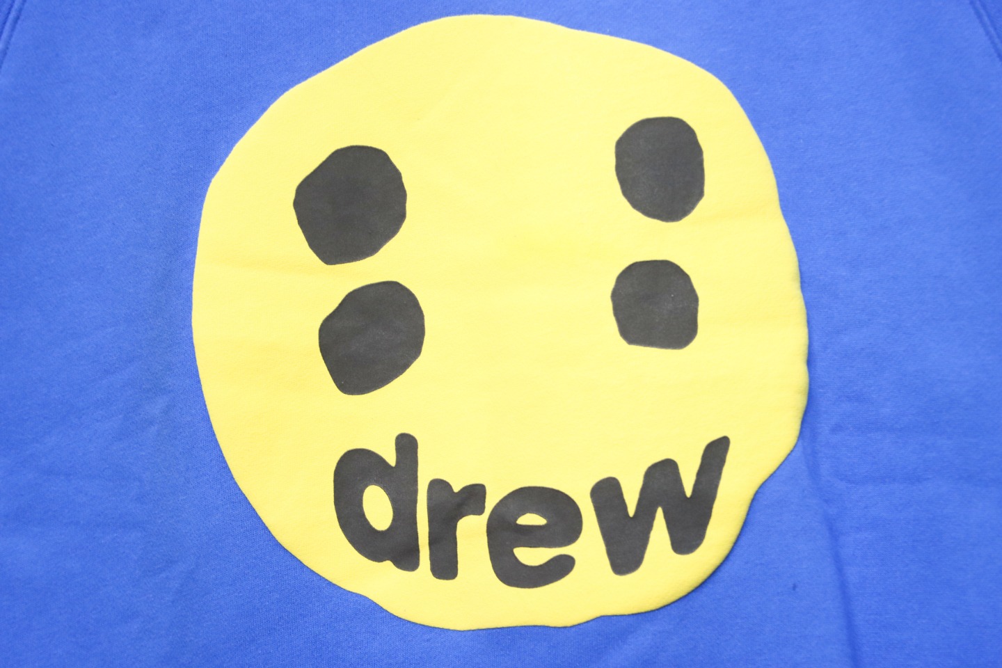 DREW HOUSE 24FW Dice Smiley Face Crewneck Hoodie Blue