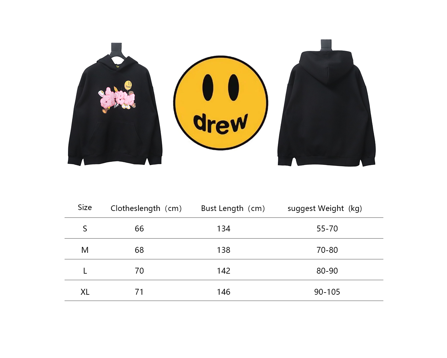 DREW HOUSE 24FW Exploding Balloon Hoodie