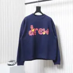 DREW HOUSE 24FW Flower Heart Round Neck Hoodie