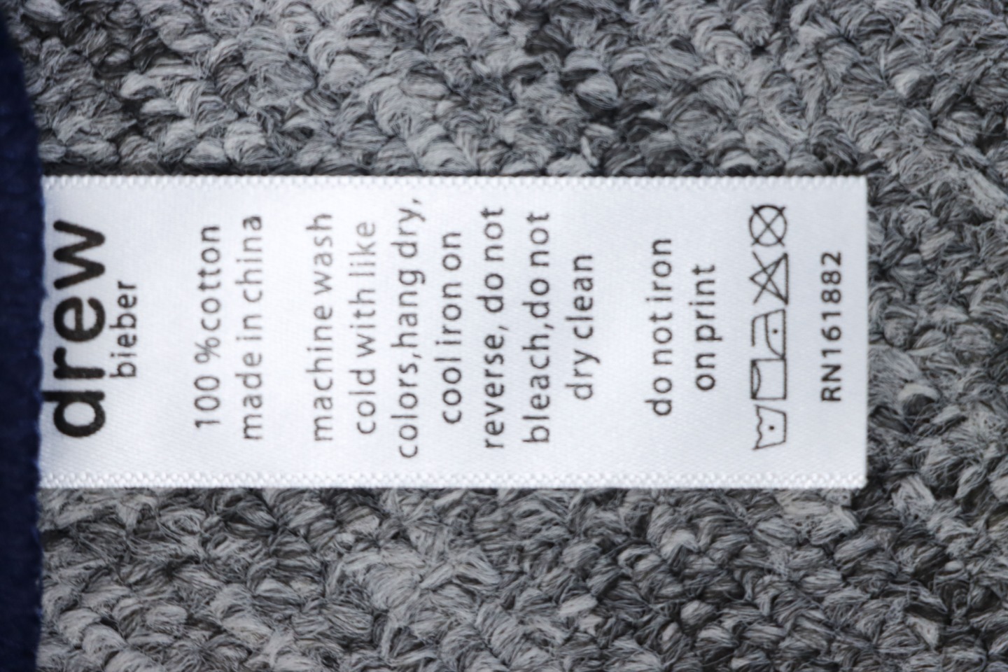 DREW HOUSE 24FW Flower Heart Round Neck Hoodie