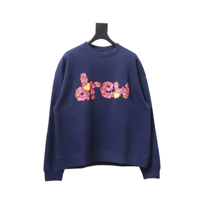 DREW HOUSE 24FW Flower Heart Round Neck Hoodie 01