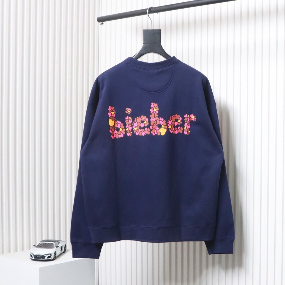 DREW HOUSE 24FW Flower Heart Round Neck Hoodie