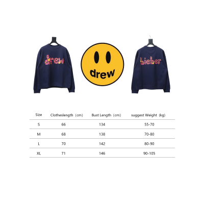 DREW HOUSE 24FW Flower Heart Round Neck Hoodie 02