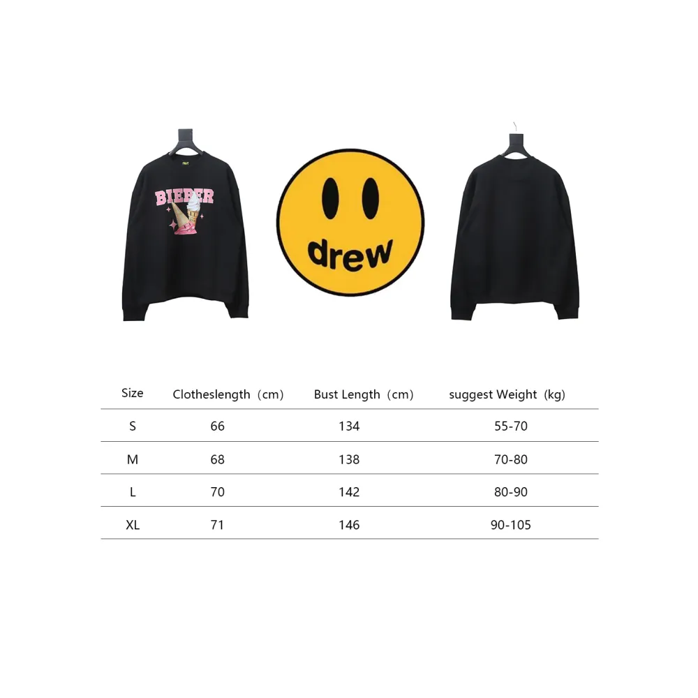 DREW HOUSE 24FW Ice Cream Crewneck Hoodie