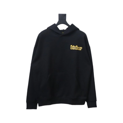 DREW HOUSE 24FW Jumping Letters Hoodie Black 01