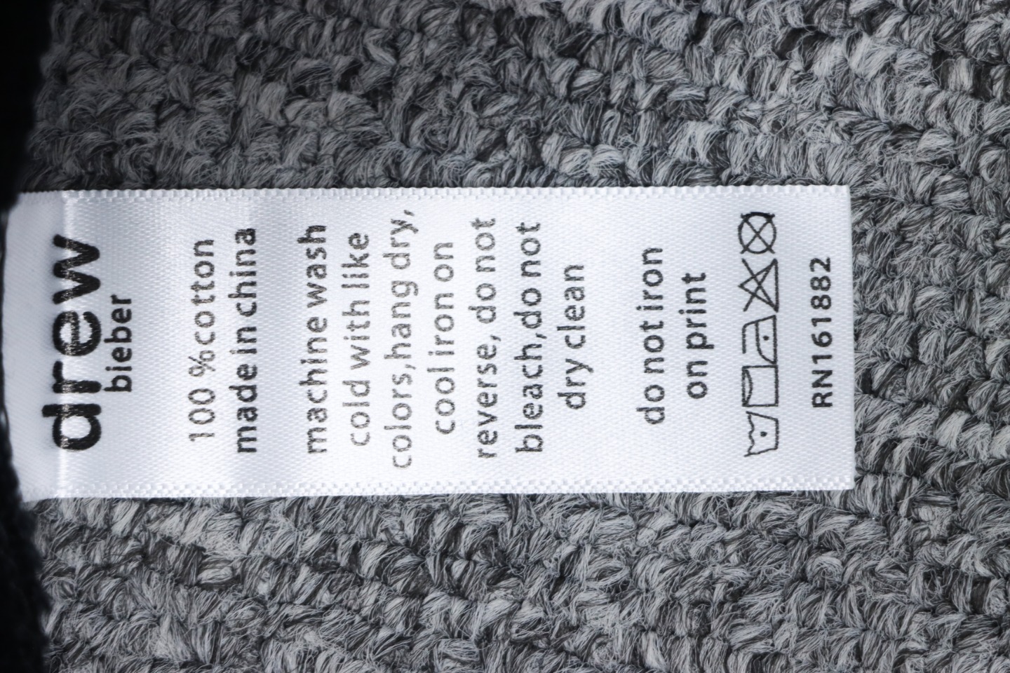 DREW HOUSE 24FW Jumping Letters Hoodie White