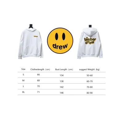 DREW HOUSE 24FW Jumping Letters Hoodie White 02