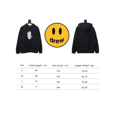 DREW HOUSE 24FW Poker Card Hoodie Black 02