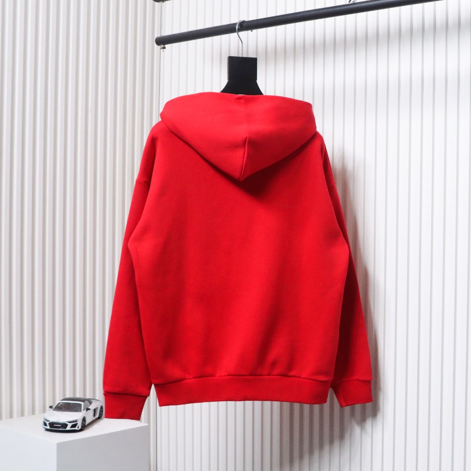 DREW HOUSE 24FW Poker Card Hoodie Red