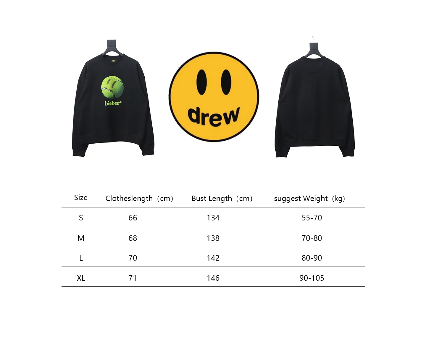 DREW HOUSE 24FW Tennis Crew Neck Hoodie