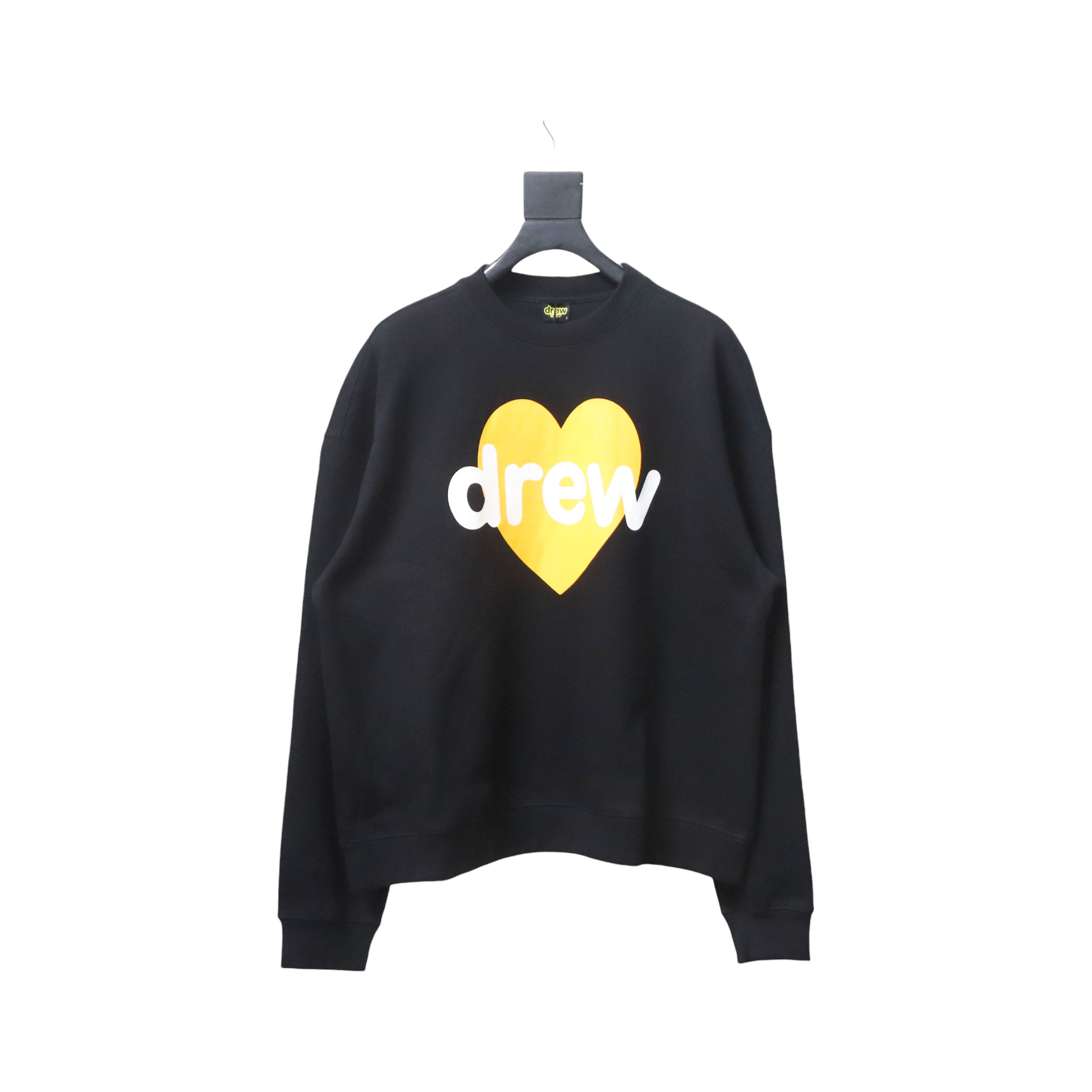 DREW HOUSE 24FW Yellow Heart LOGO Crewneck Hoodie
