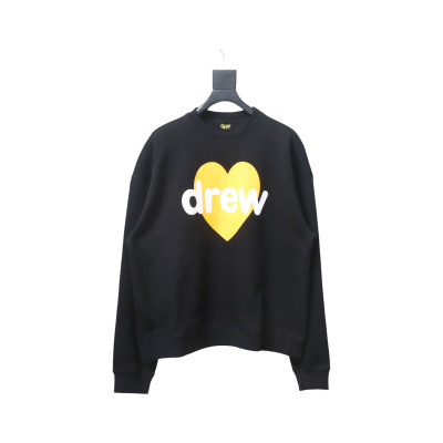 DREW HOUSE 24FW Yellow Heart LOGO Crewneck Hoodie 01