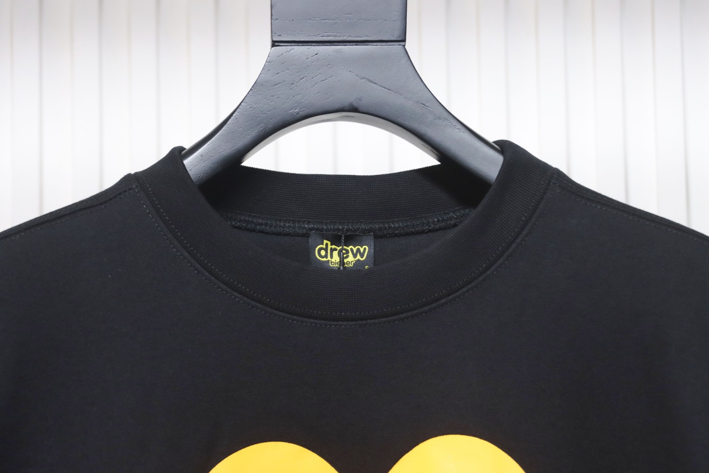 DREW HOUSE 24FW Yellow Heart LOGO Crewneck Hoodie