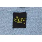 DREW Smiley Face Washed Distressed Denim Jacket