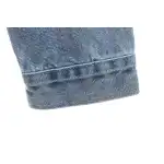 DREW Smiley Face Washed Distressed Denim Jacket