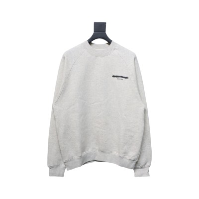 Fear of God 24FW Double-Stitched Lettering Crew Neck Hoodie 01