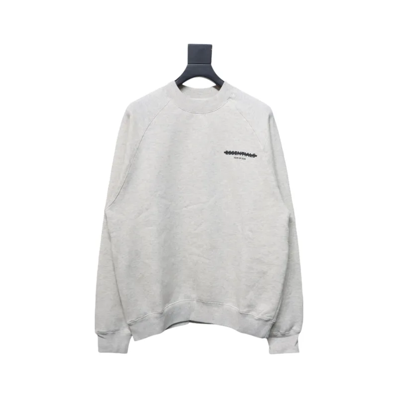 Fear of God 24FW Double-Stitched Lettering Crew Neck Hoodie