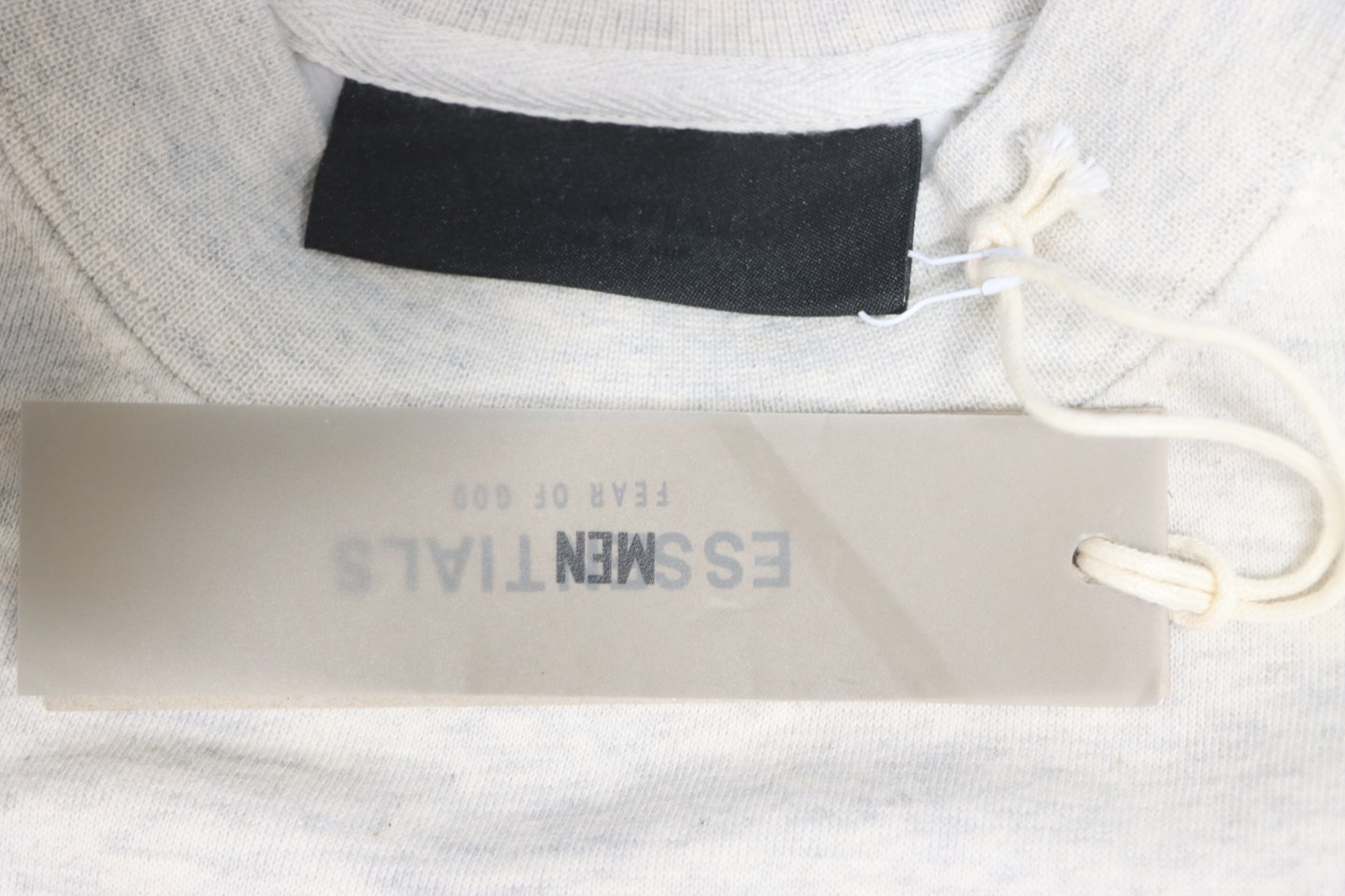 Fear of God 24FW Double-Stitched Lettering Crew Neck Hoodie