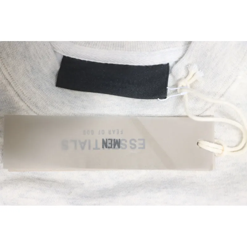Fear of God 24FW Double-Stitched Lettering Crew Neck Hoodie