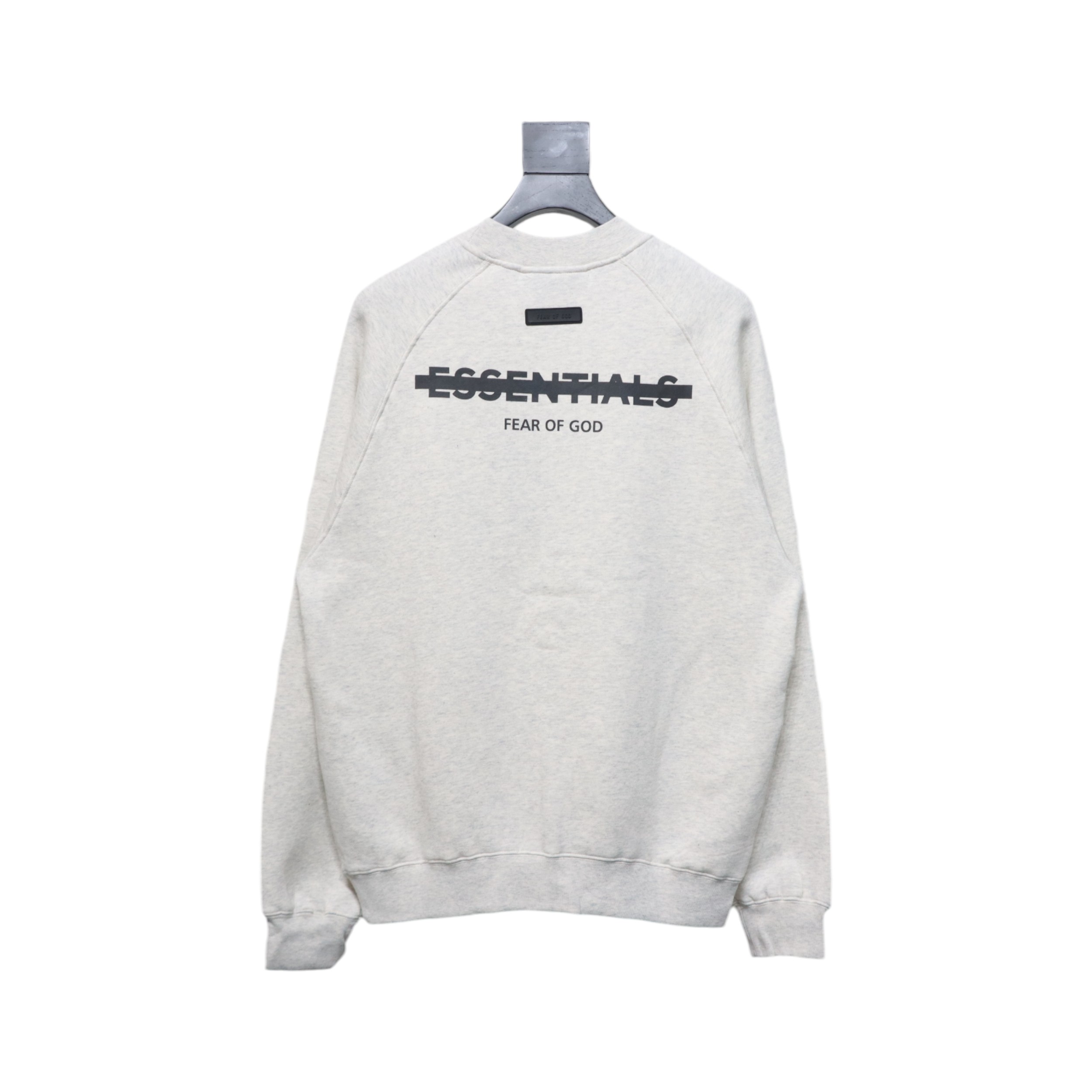 Fear of God 24FW Double-Stitched Lettering Crew Neck Hoodie