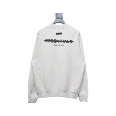 Fear of God 24FW Double-Stitched Lettering Crew Neck Hoodie 02