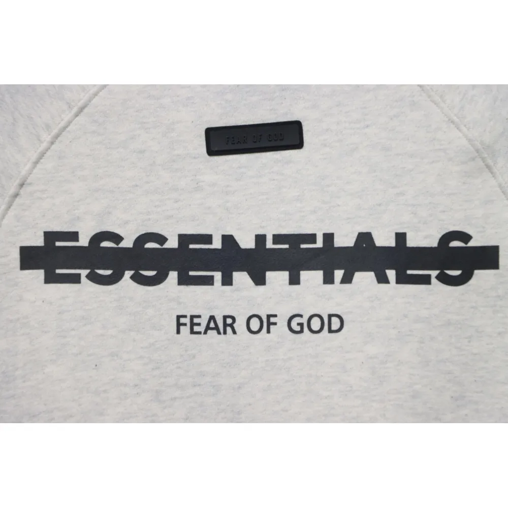 Fear of God 24FW Double-Stitched Lettering Crew Neck Hoodie