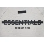 Fear of God 24FW Double-Stitched Lettering Crew Neck Hoodie