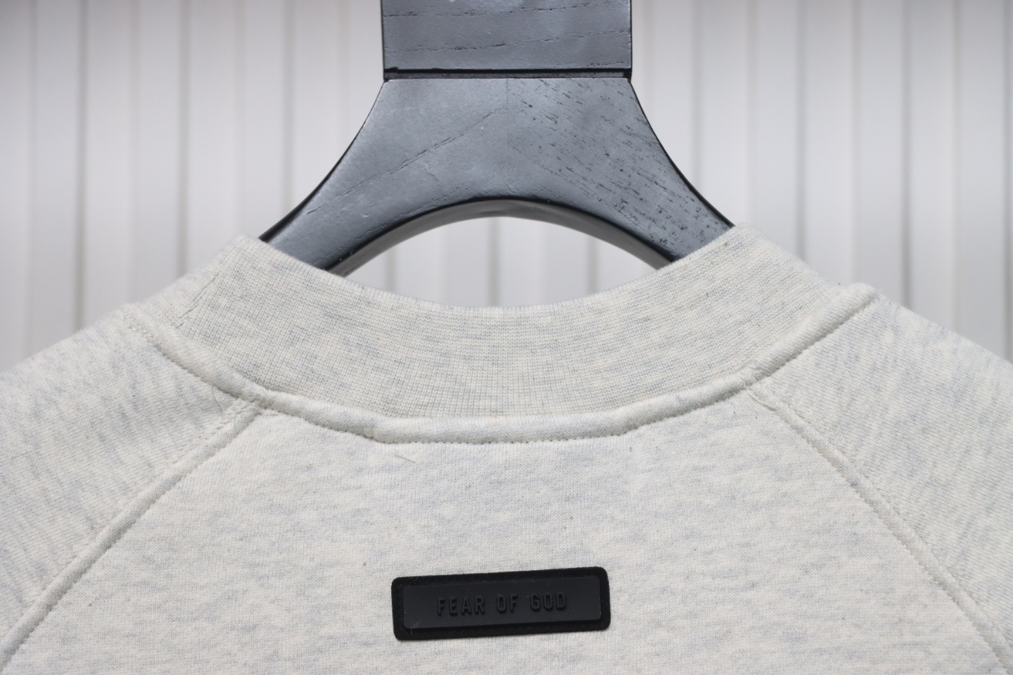 Fear of God 24FW Double-Stitched Lettering Crew Neck Hoodie