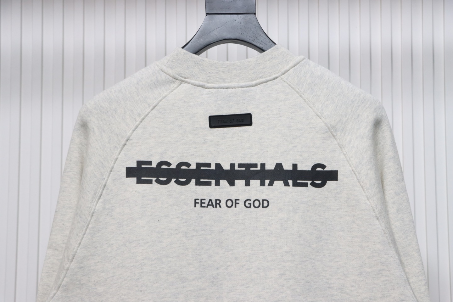 Fear of God 24FW Double-Stitched Lettering Crew Neck Hoodie