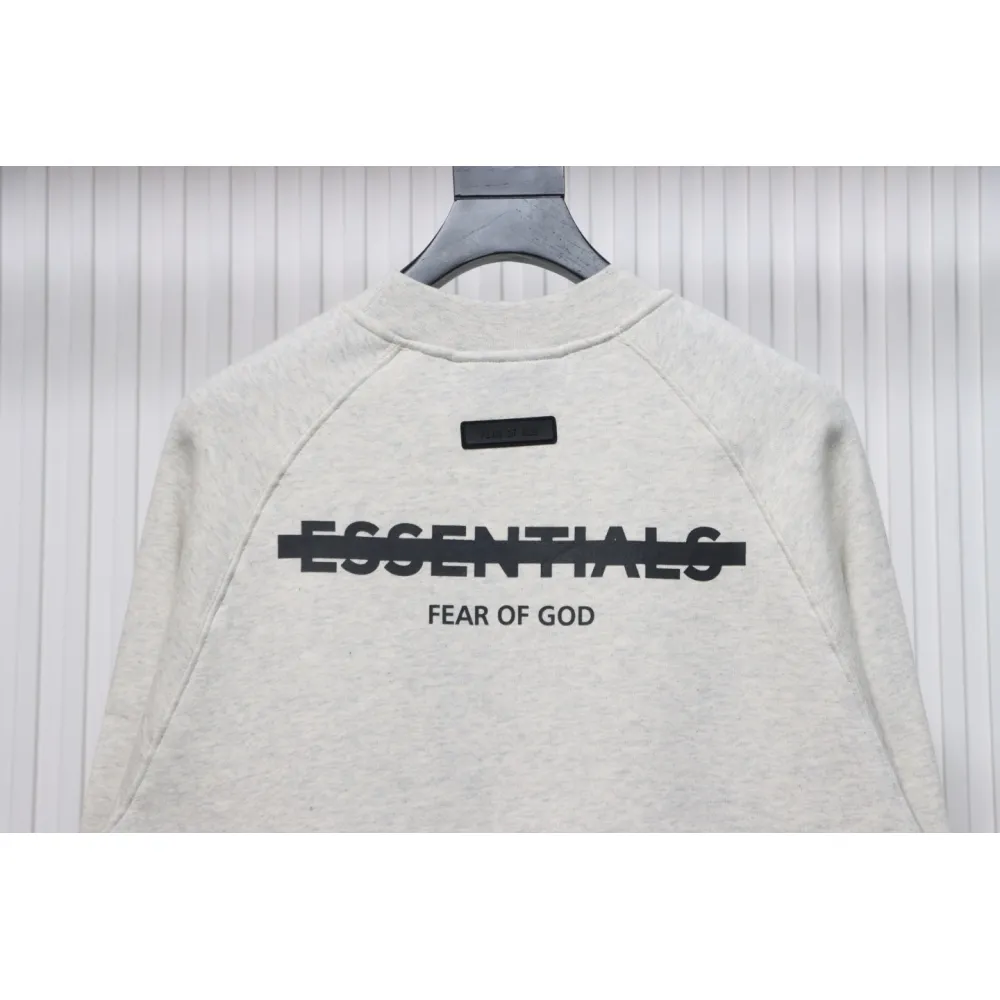 Fear of God 24FW Double-Stitched Lettering Crew Neck Hoodie