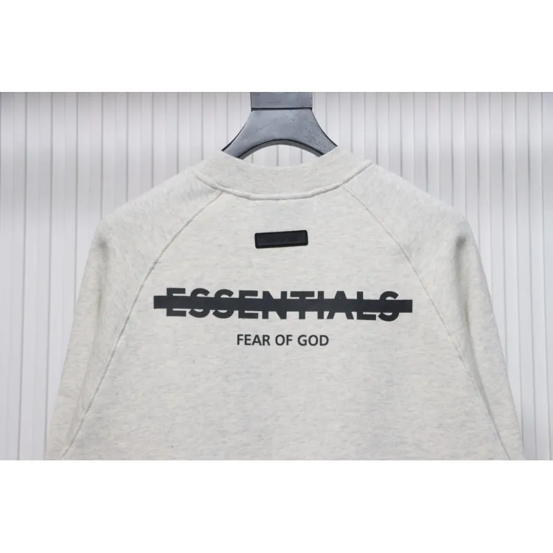 Fear of God 24FW Double-Stitched Lettering Crew Neck Hoodie