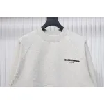 Fear of God 24FW Double-Stitched Lettering Crew Neck Hoodie