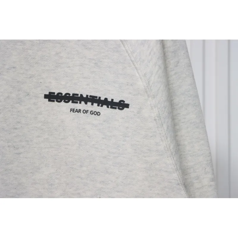 Fear of God 24FW Double-Stitched Lettering Crew Neck Hoodie