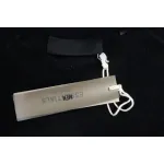 Fear of God Double-Line 24FW FG Lettering Round Neck Hoodie Black