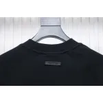 Fear of God Double-Line 24FW FG Lettering Round Neck Hoodie Black