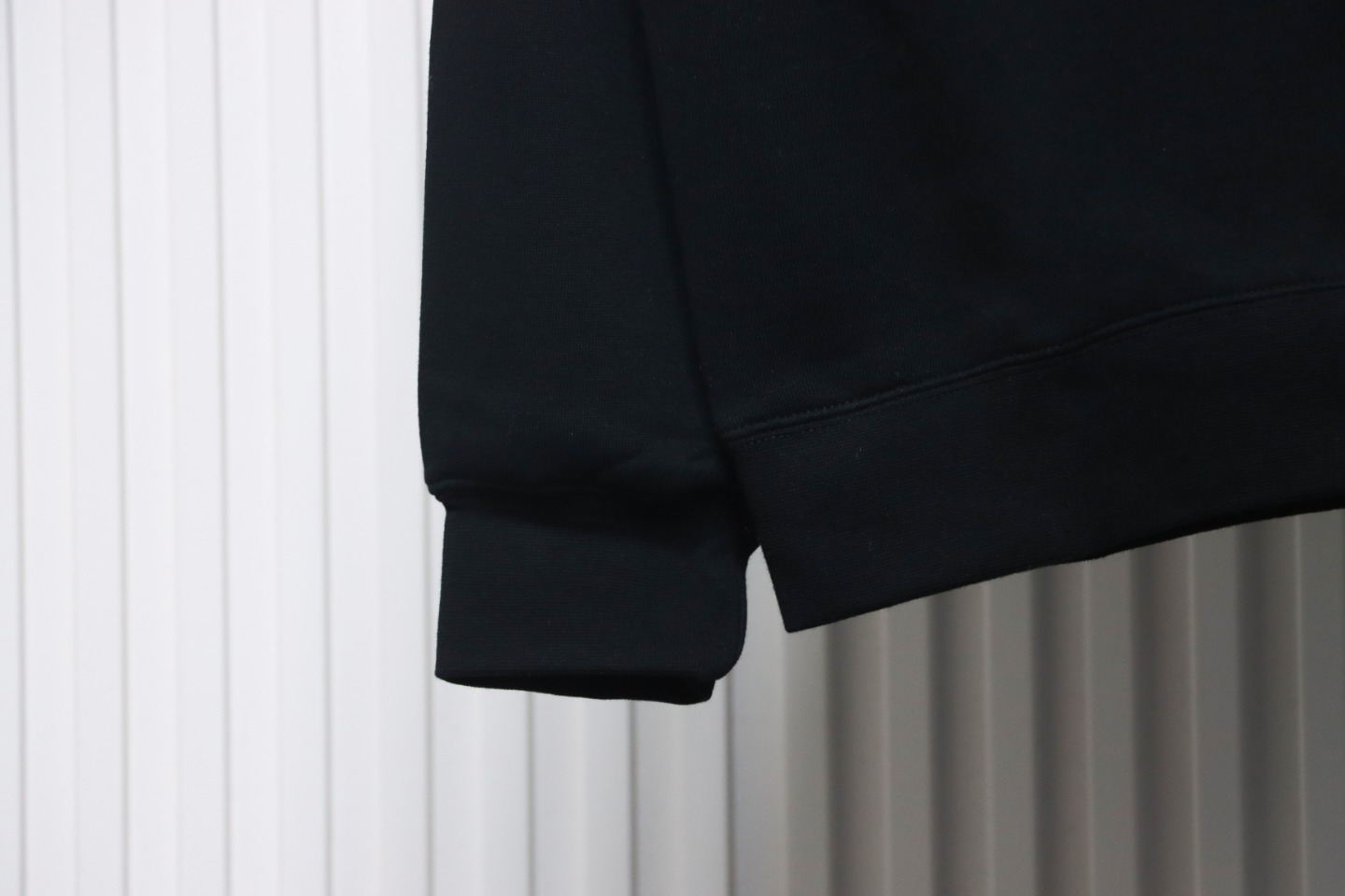 Fear of God Double-Line 24FW FG Lettering Round Neck Hoodie Black