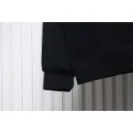 Fear of God Double-Line 24FW FG Lettering Round Neck Hoodie Black