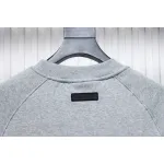 Fear of God Double-Line 24FW FG Lettering Round Neck Hoodie Grey