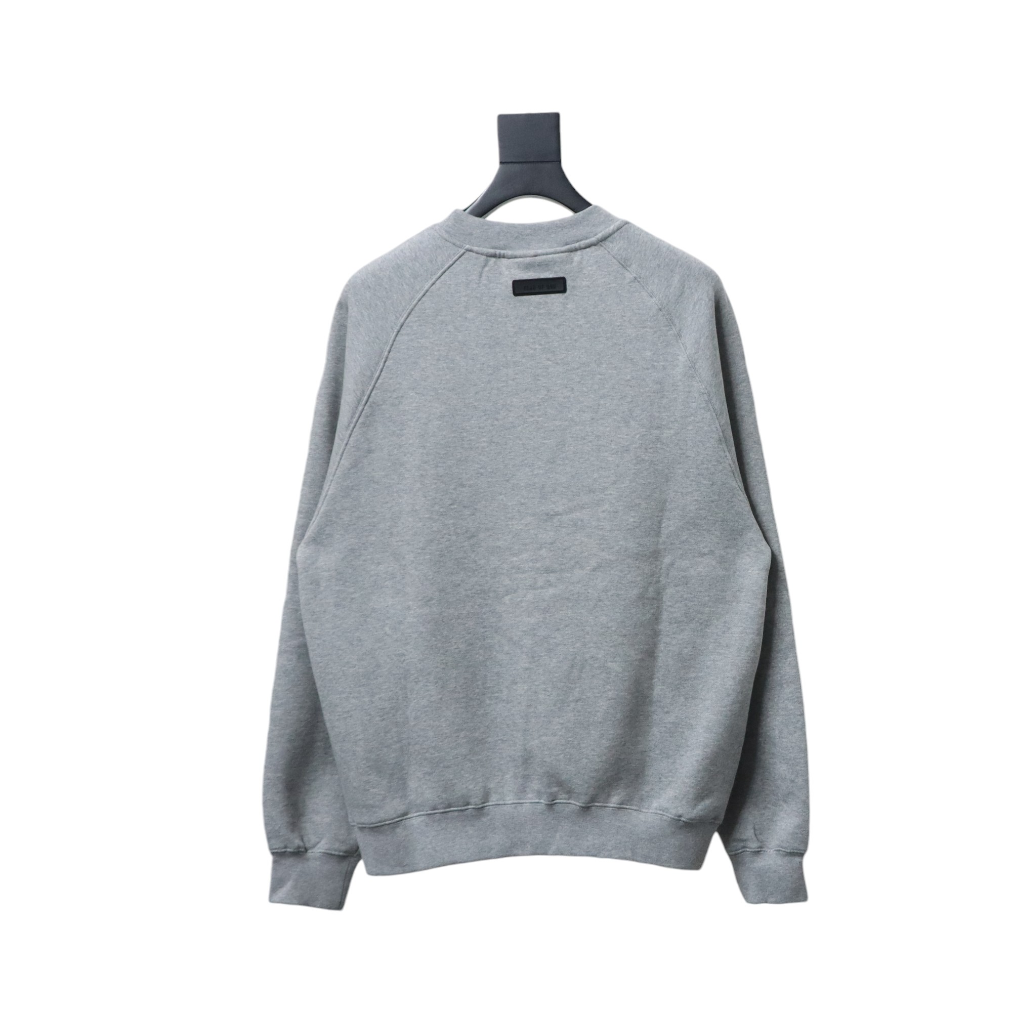 Fear of God Double-Line 24FW FG Lettering Round Neck Hoodie Grey