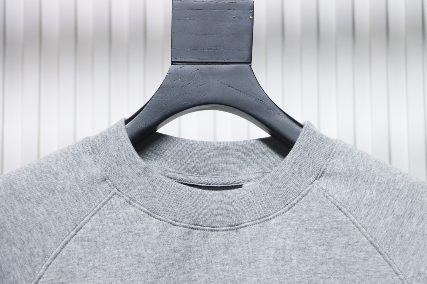 Fear of God Double-Line 24FW FG Lettering Round Neck Hoodie Grey