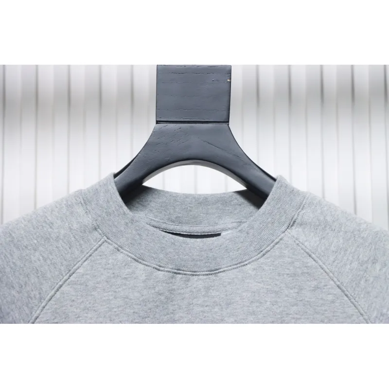 Fear of God Double-Line 24FW FG Lettering Round Neck Hoodie Grey