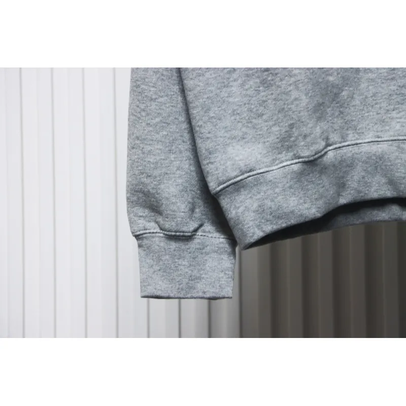 Fear of God Double-Line 24FW FG Lettering Round Neck Hoodie Grey