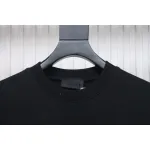 Fear of God Essential Double Line AIR Lettering Crew Neck Hoodie Black