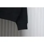 Fear of God Essential Double Line AIR Lettering Crew Neck Hoodie Black