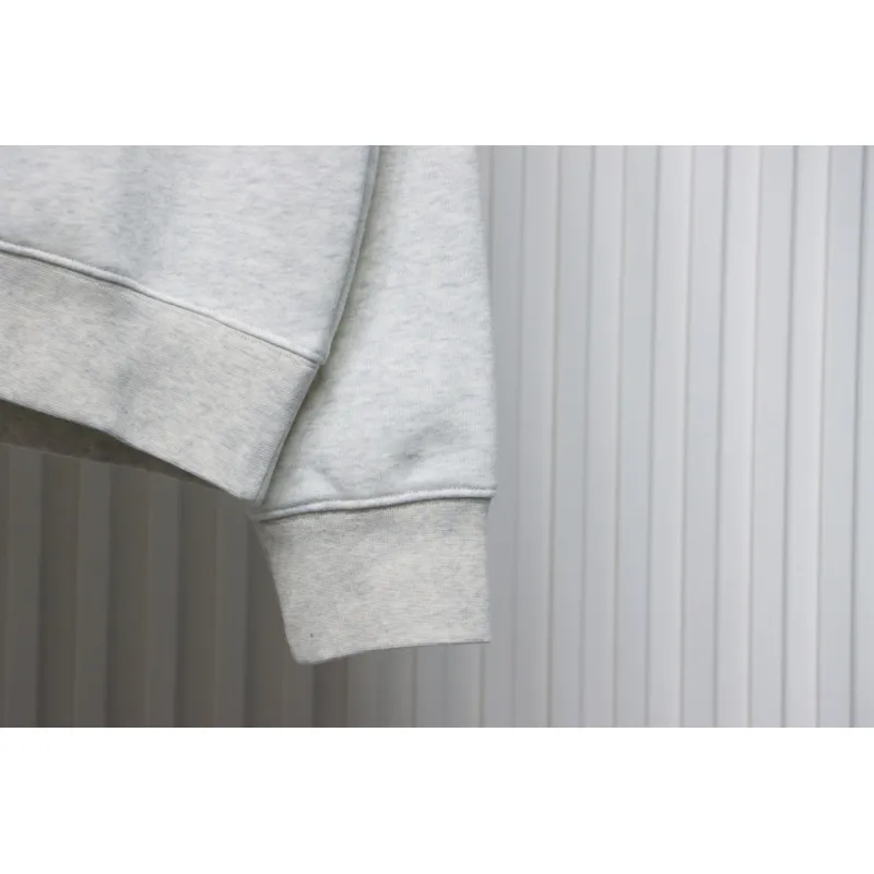 Fear of God Essential Double Line AIR Lettering Crew Neck Hoodie White