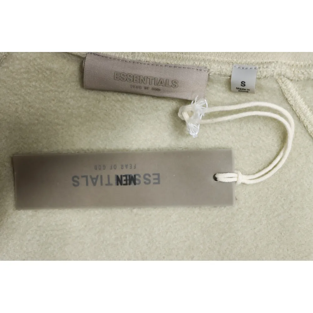 Fear of God Essential Double Line Flocked 77 Print Hooded Hoodie