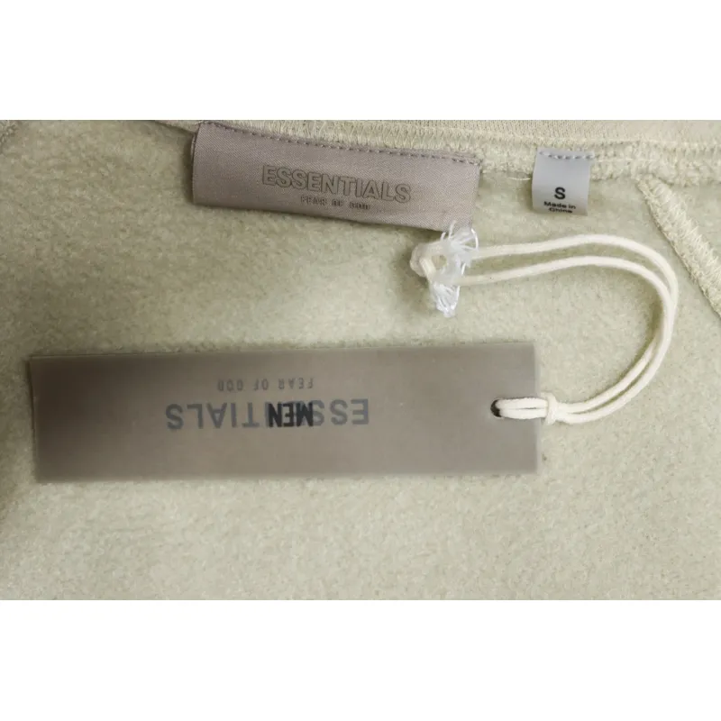Fear of God Essential Double Line Flocked 77 Print Hooded Hoodie