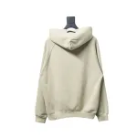 Fear of God Essential Double Line Flocked 77 Print Hooded Hoodie