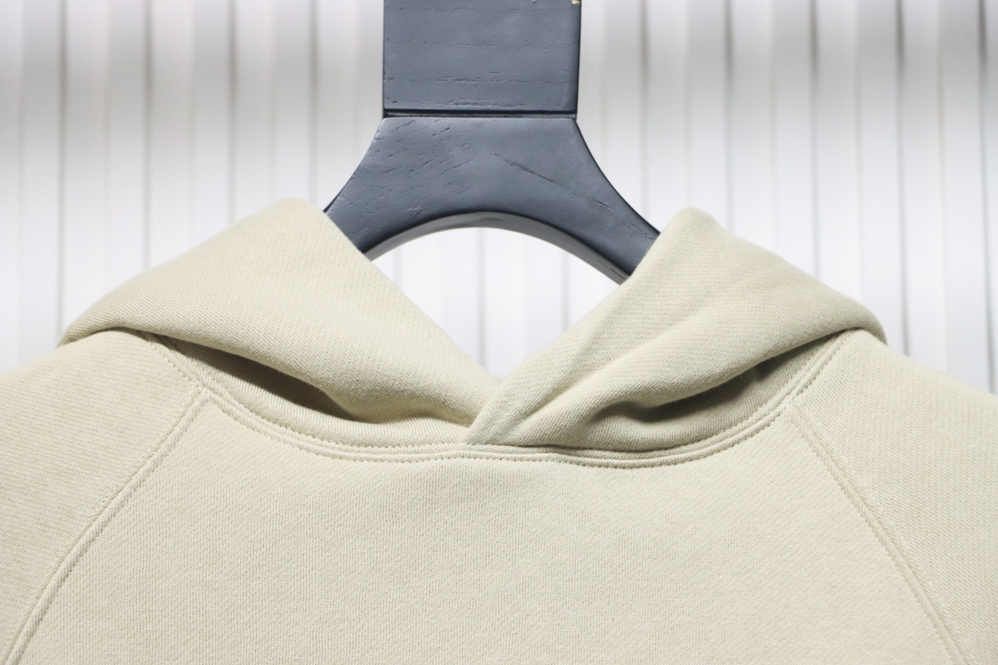 Fear of God Essential Double Line Flocked 77 Print Hooded Hoodie