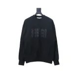 Fear of God Essential Double Stitch Three Row Silicone Lettering Crew Neck Hoodie